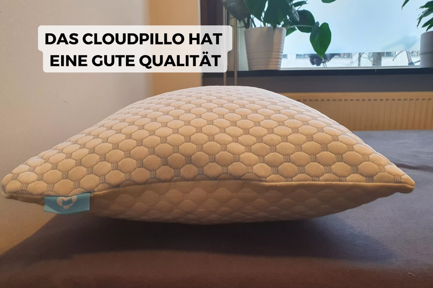 Cloudpillo auf der kurzen Seite